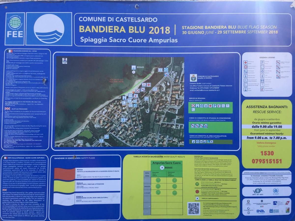 Appartamento Aria 150M Dal Mare Castelsardo Dış mekan fotoğraf